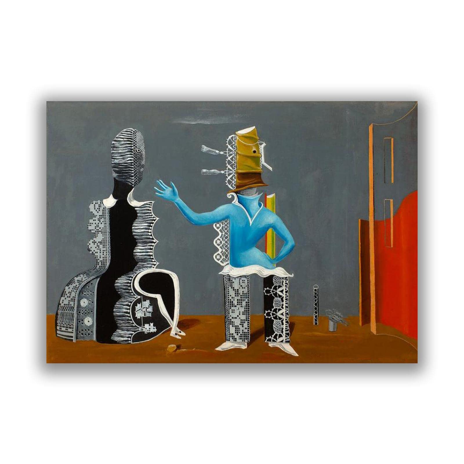 Amazon.co.jp: マックス・エルンストのカップル 有名な絵画プリント